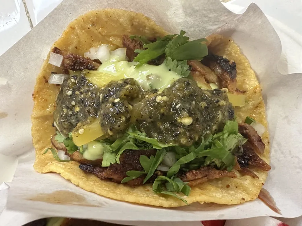 Steak Salsa Verde Taco